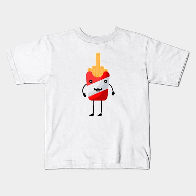 Middle fry. Kids T-Shirt by lakokakr